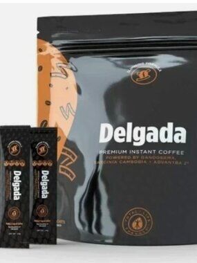 Coffee Delgada Premium Instant Coffee with Ganoderma Lucidum Mushroom